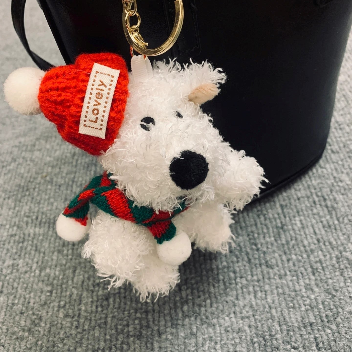 Cute Puppy Plush Keychain - Modomu