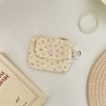 Corduroy Card Wallet With Zipper - Modomu