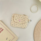 Corduroy Card Wallet With Zipper - Modomu