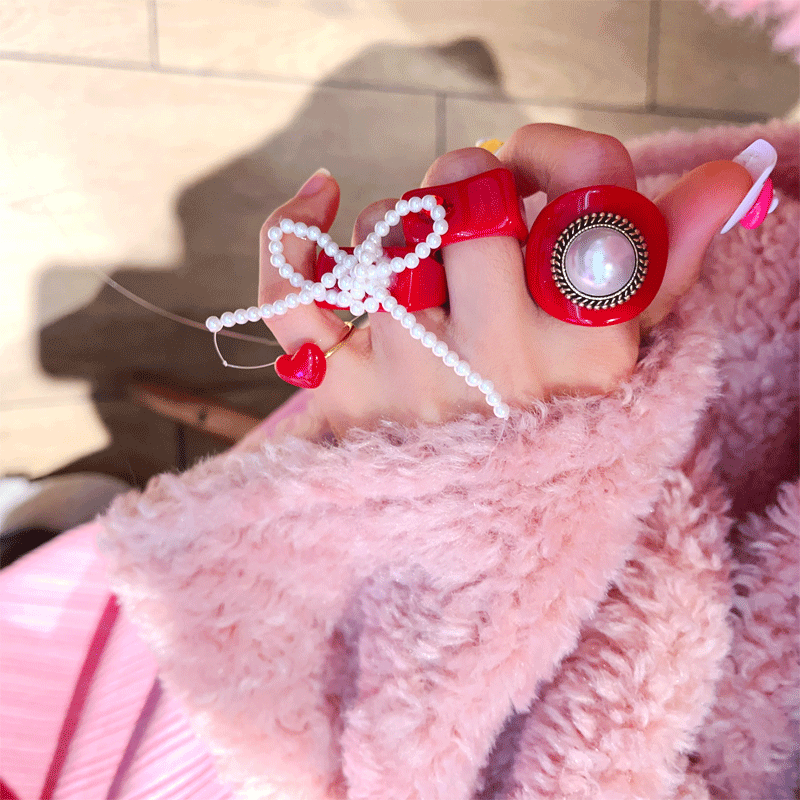 Personalized Pearl Detail Ring - Modomu