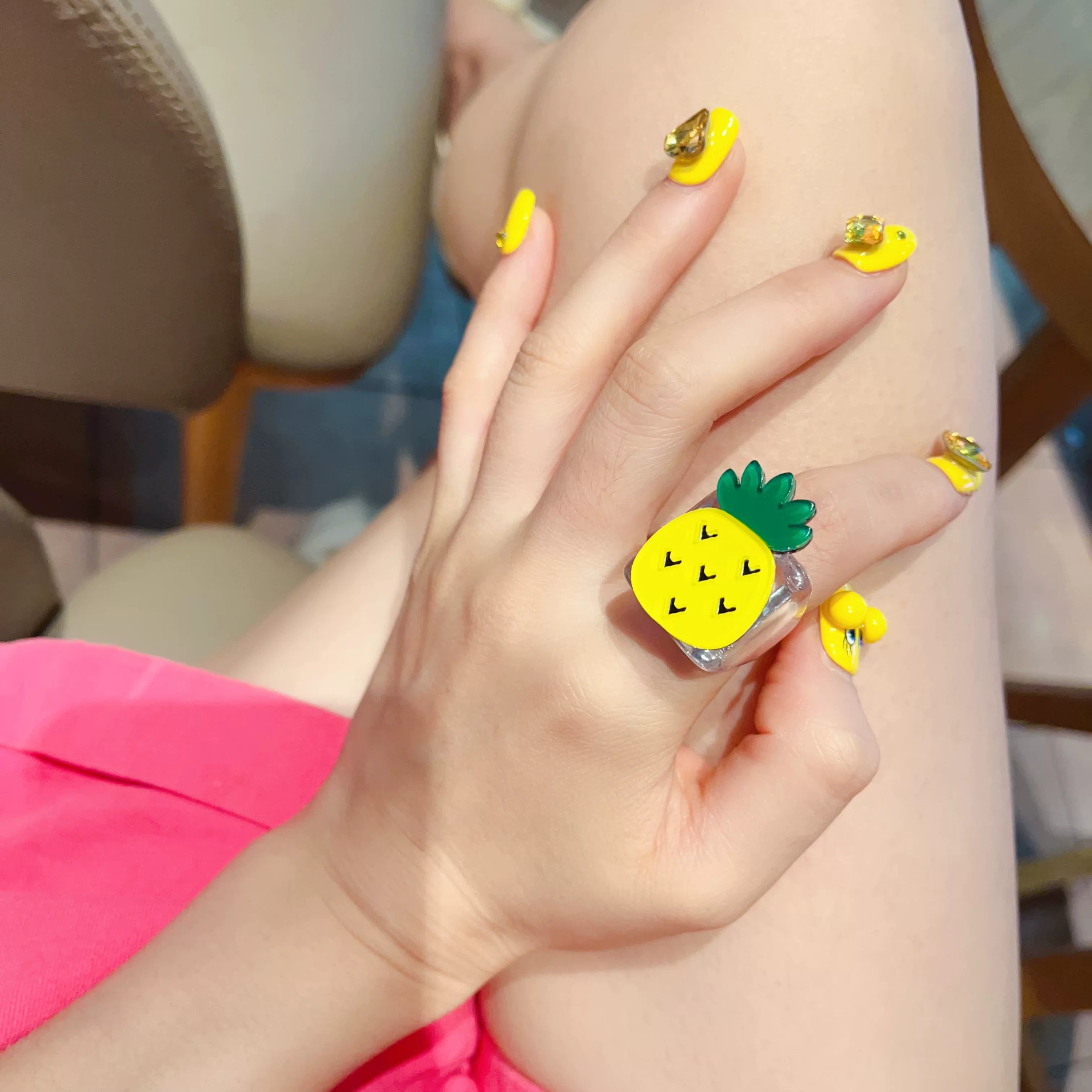 Exaggerated Floral Heart Ring - Modomu