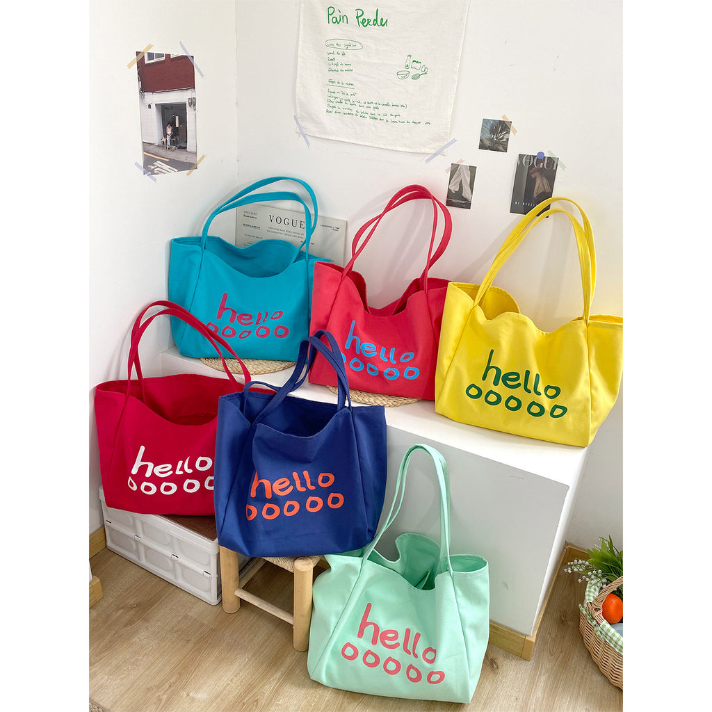 Large Capacity Canvas Shoulder Bag