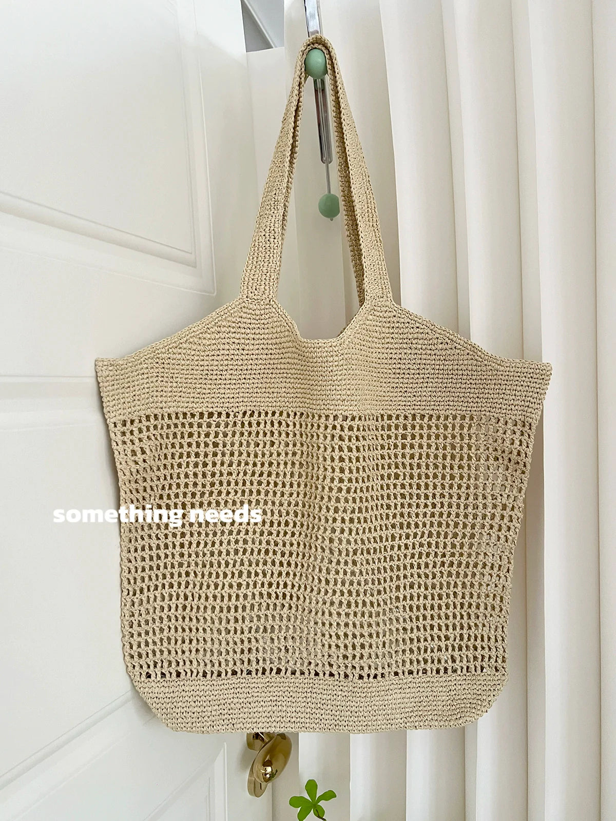 Holiday Woven Straw Tote Bag - Modomu