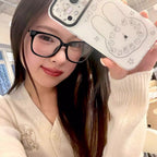 Line Bunny Clock Phone Case