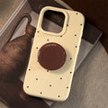 Espresso Dot Grip Phone Case