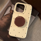 Espresso Dot Grip Phone Case