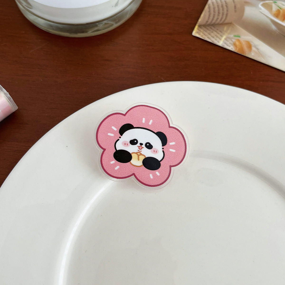 Cartoon Panda Inspirational Brooch - Modomu