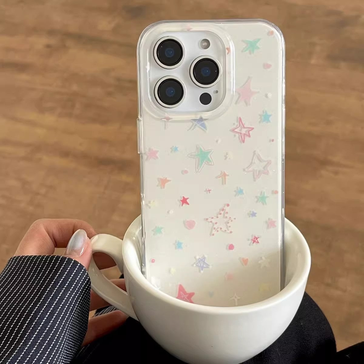 Pastel Starfall iPhone Case
