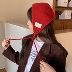 Embroidered Logo Slouchy Beanie