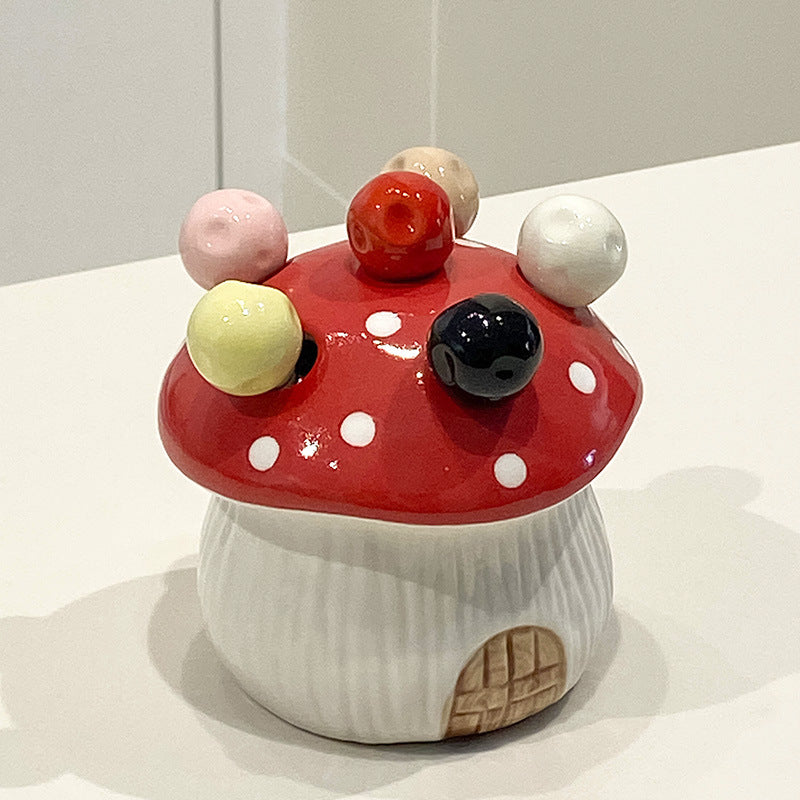 Mushroom Fruit Fork Set