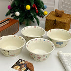 Graffiti Cartoon Ceramic Bowl