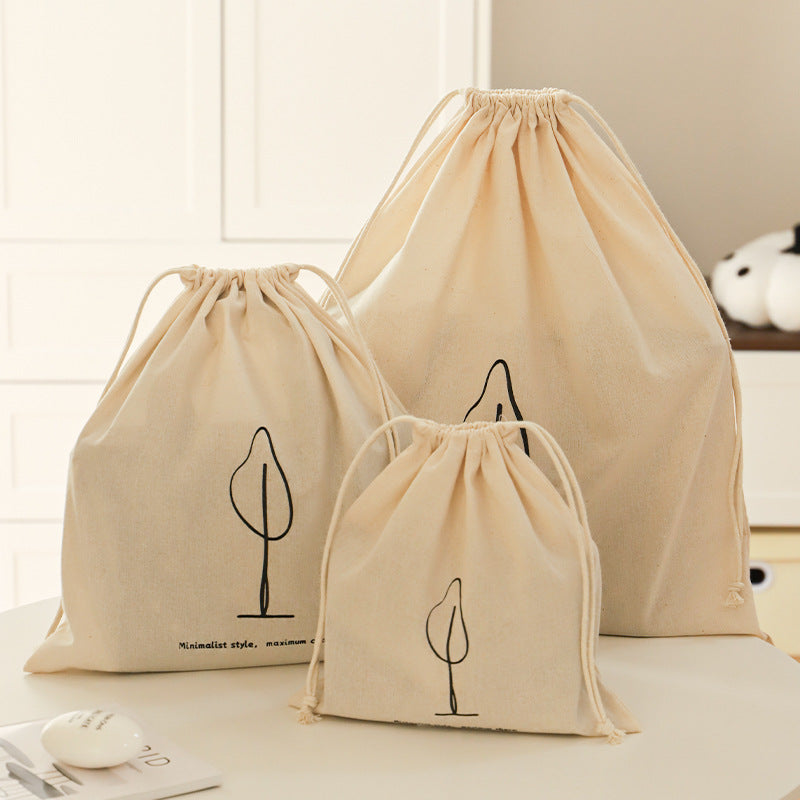 Cotton Linen Drawstring Travel Organizers - Modomu