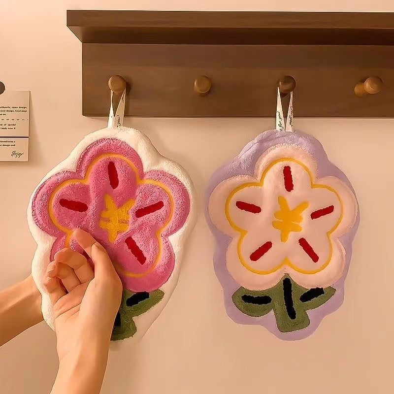 Floral Hanging Hand Towel - Modomu