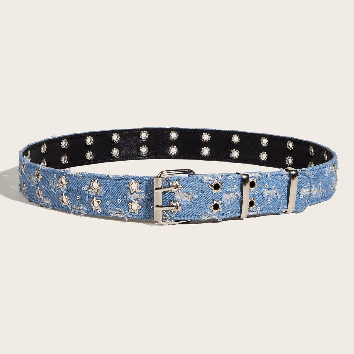 Punk Star Double Row Belt