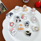 Cute Cartoon Greyhound Brooch - Modomu