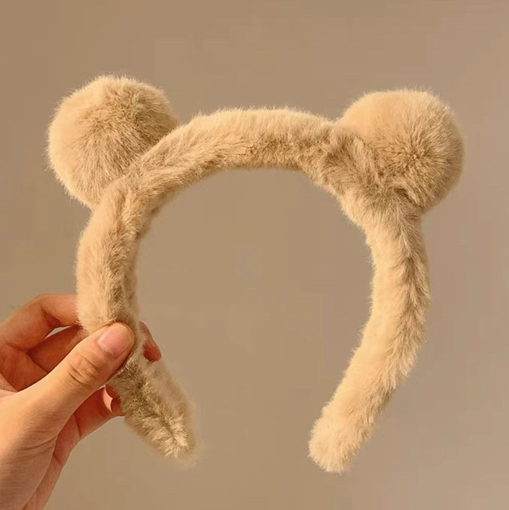 Cute Bear Plush Headband - Modomu