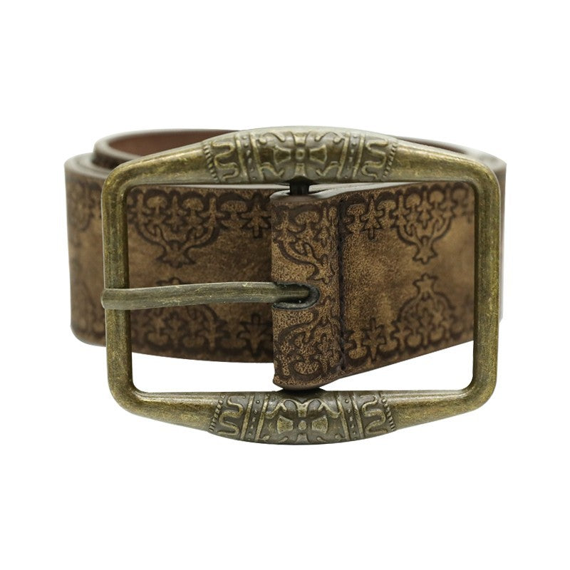 Retro Embossed Ethnic Belt - Modomu