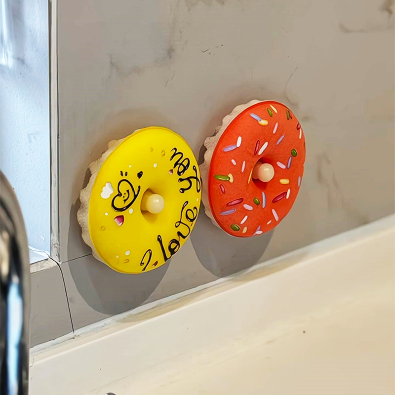 Donut-Shaped Dishwashing Sponge