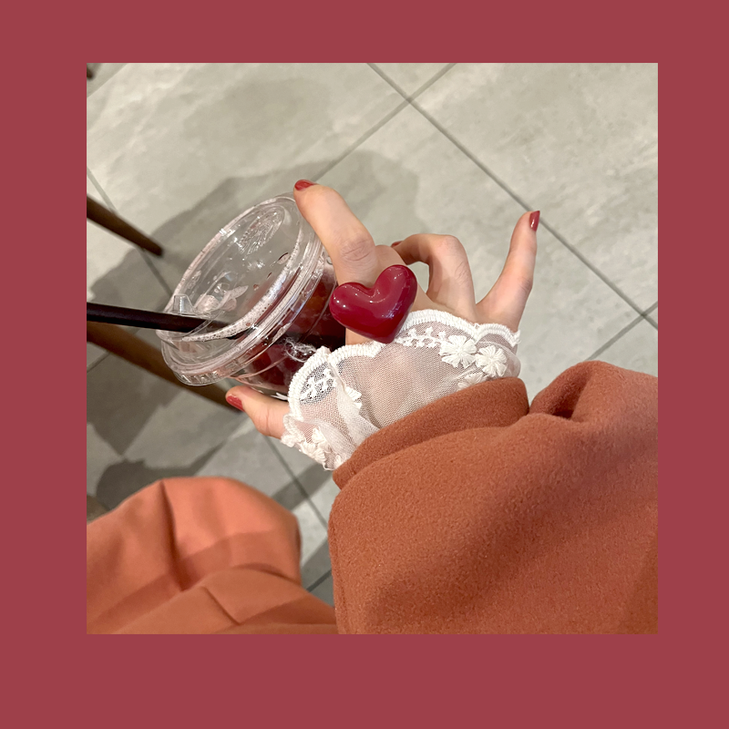 Exaggerated Floral Heart Ring - Modomu