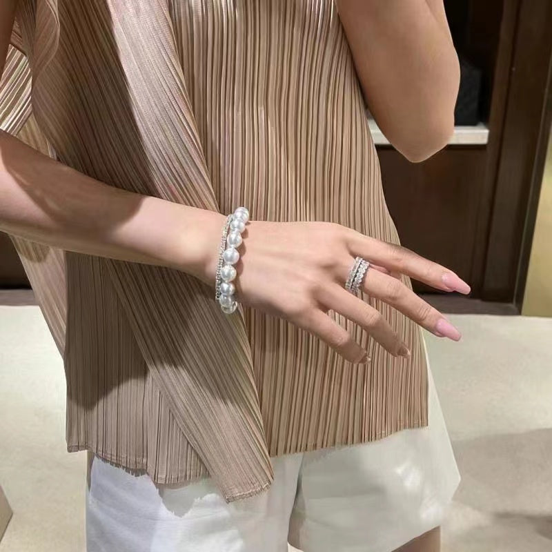 Stacked Pearl Bracelet