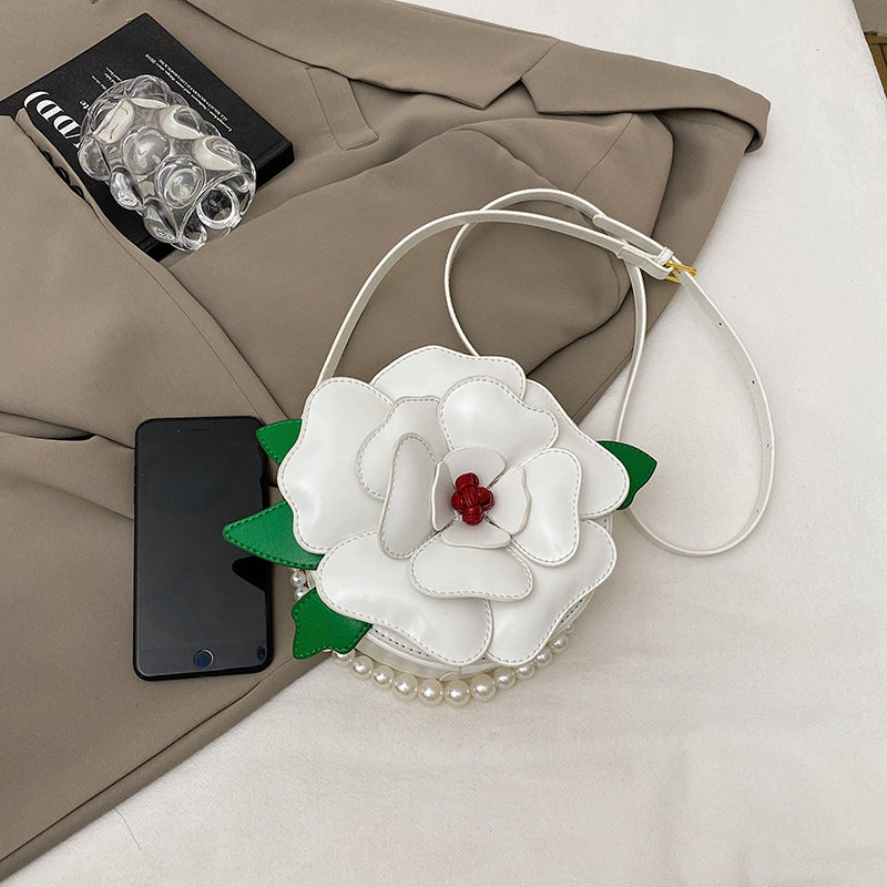 Sculpted Flower Evening Bag