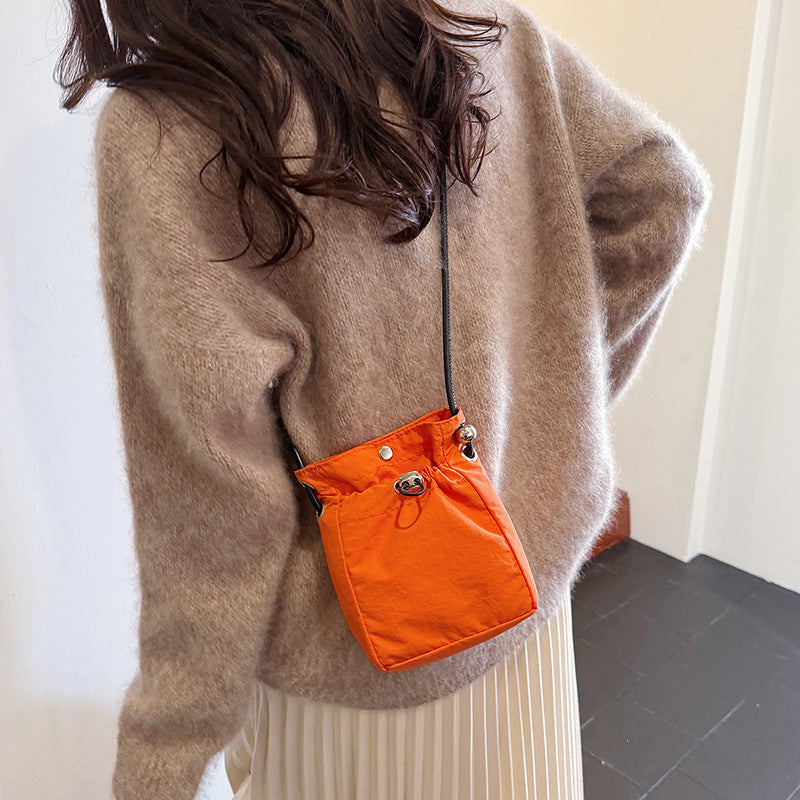Drawstring Bucket Phone Bag