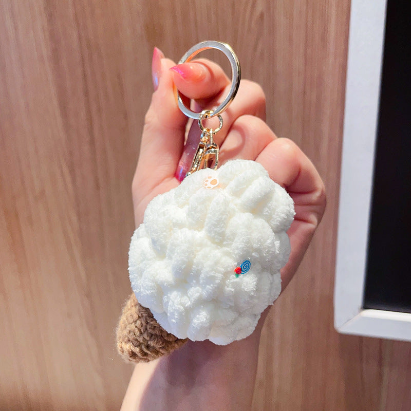 Plush Ice Cream Keychain Charm - Modomu