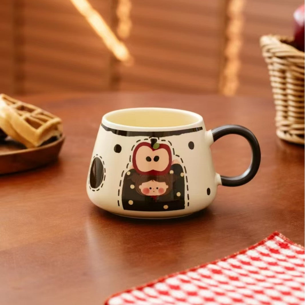 Ceramic Mug With Playful Illustration - Modomu