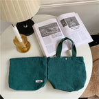 Corduroy Bento Handbag Mini - Modomu