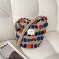 Plush Bucket Shoulder Bag - Modomu