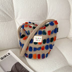 Plush Bucket Shoulder Bag - Modomu