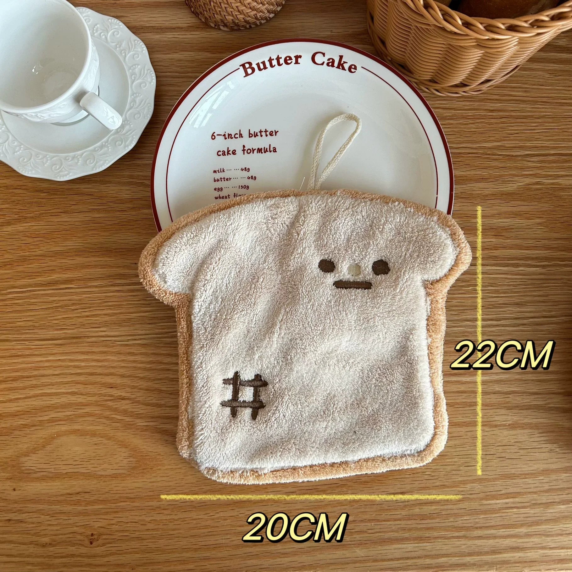Bread Shaped Hand Towel