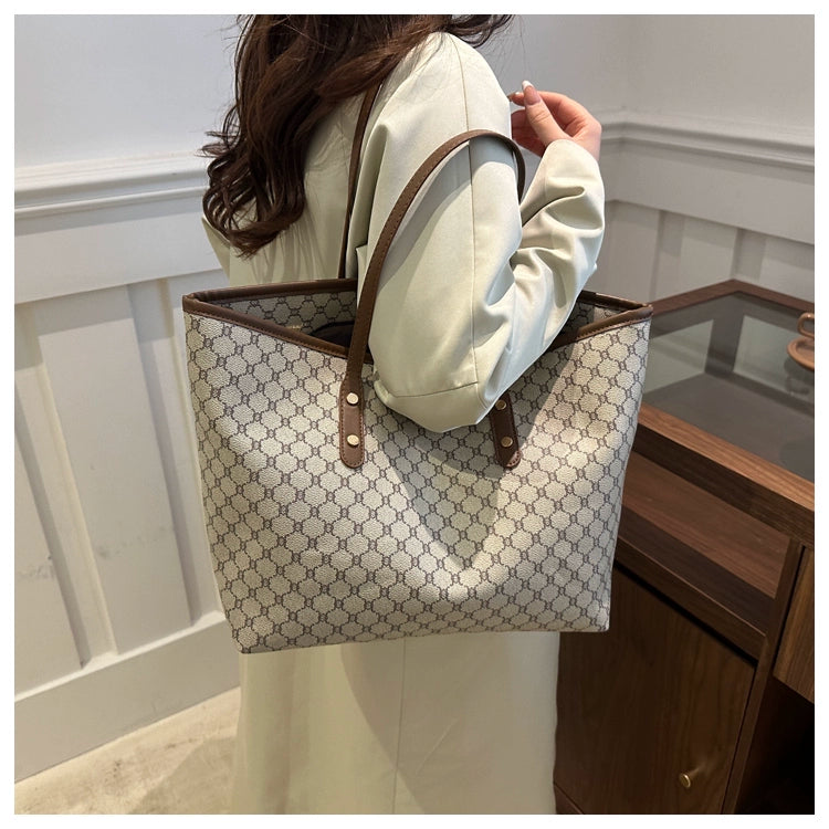 Textured Commuter Tote Bag