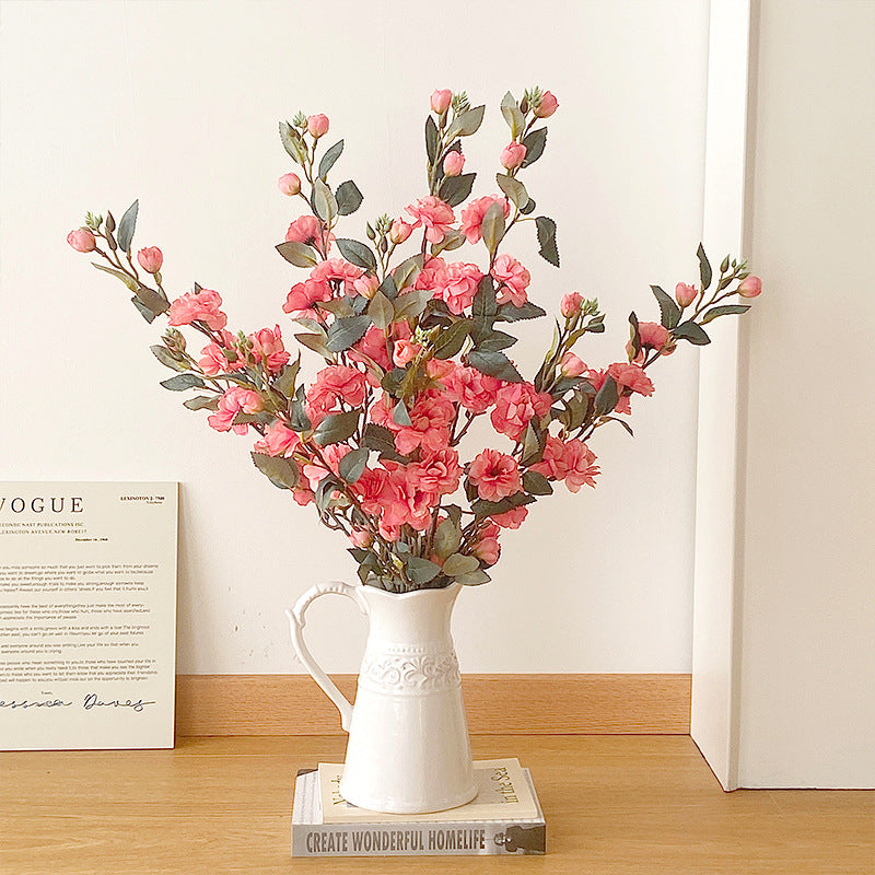 Wild Camellia Faux Flower Stem