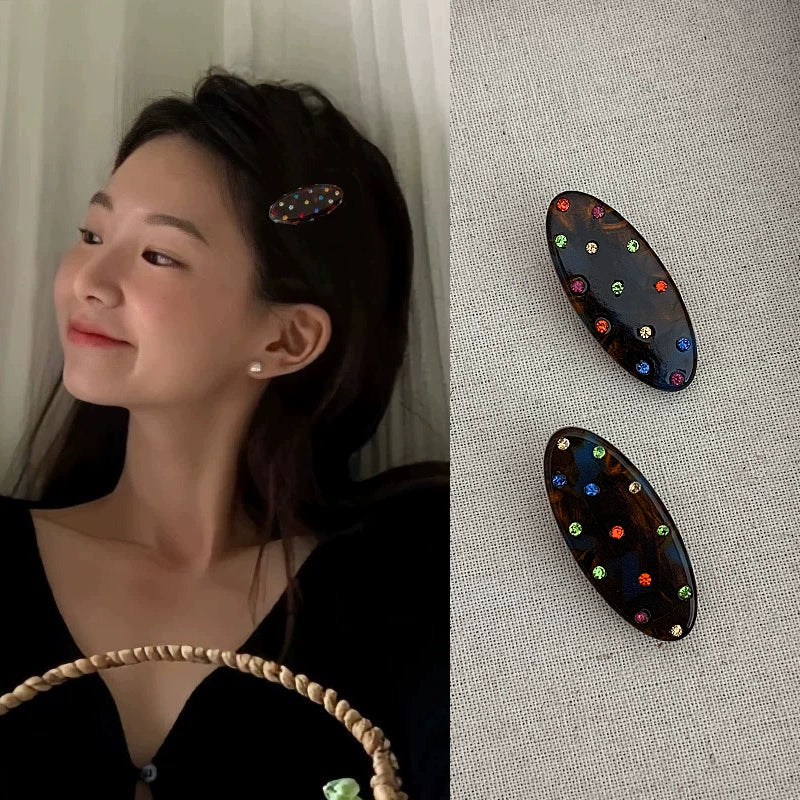 Polka Dot Duck Bill Clip - Modomu