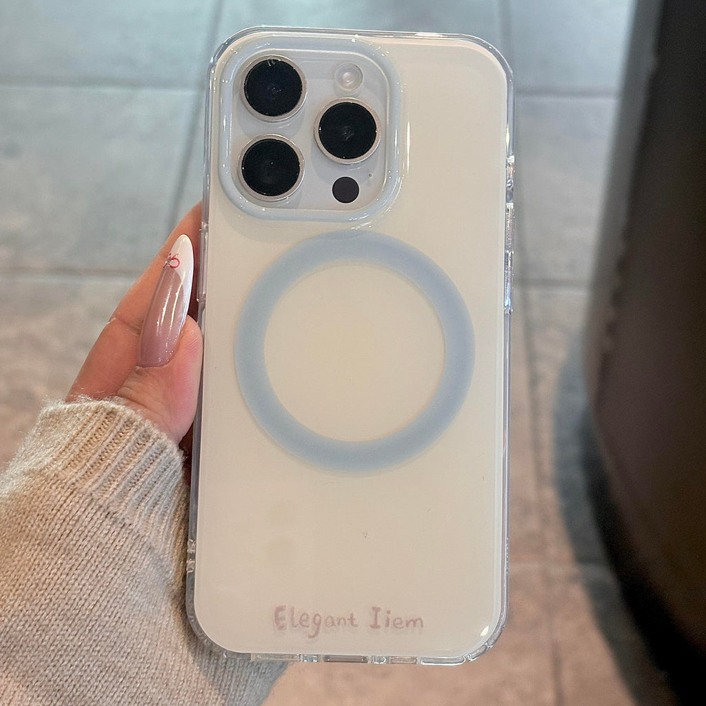 Blue Ring Magnetic iPhone Case