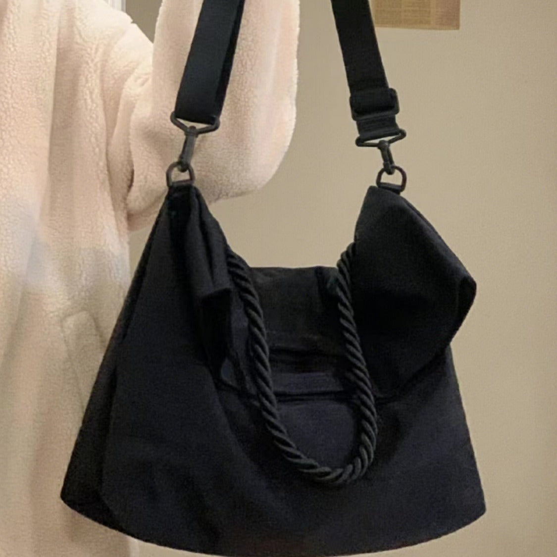 Fold Over Messenger Bag