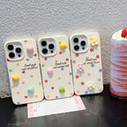 Pebbled 3D Charm iPhone Case