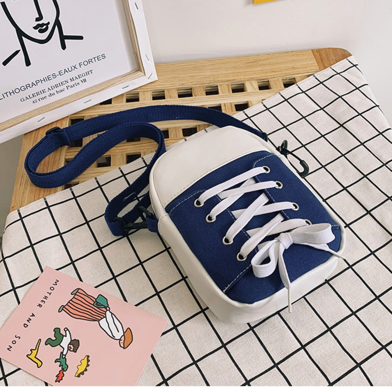 Trainer Shape Canvas Bag