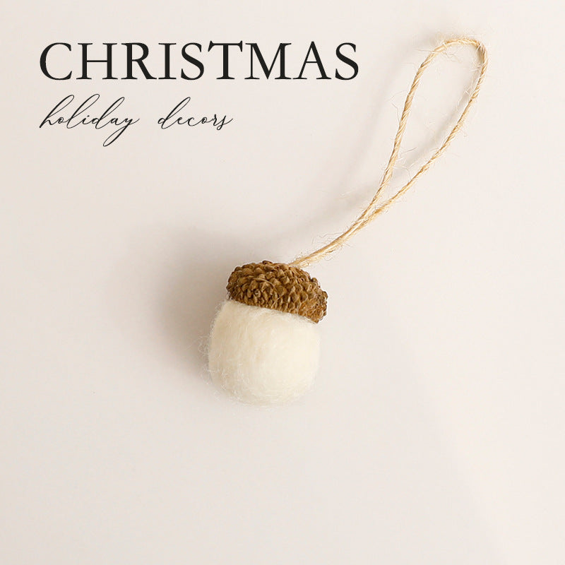 Felt Acorn Ball Craft Ornaments - Modomu