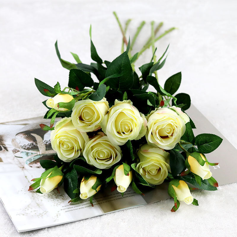 Artificial Rose Stems Home Decor