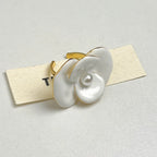 Floral Pearl Adjustable Ring - Modomu