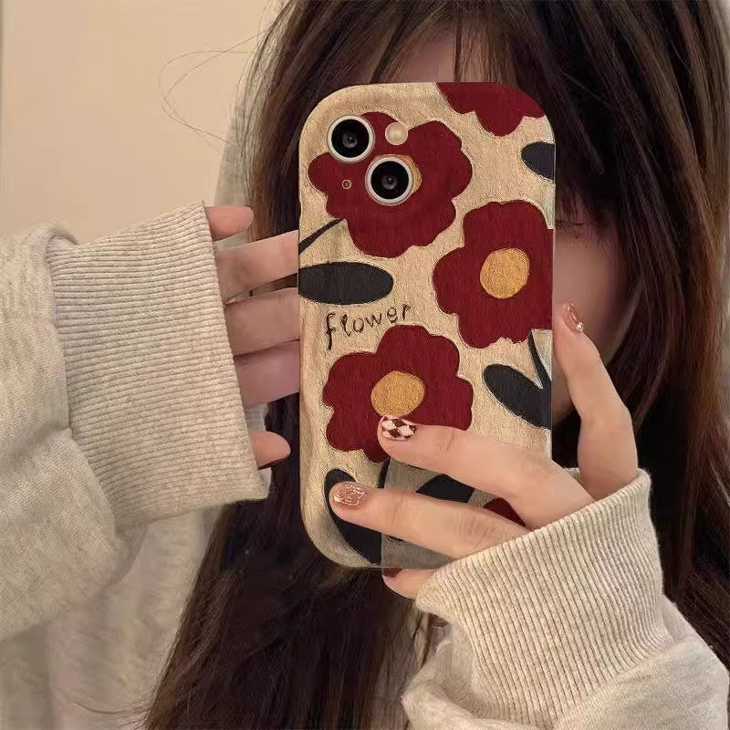 Winter Poppy iPhone Case
