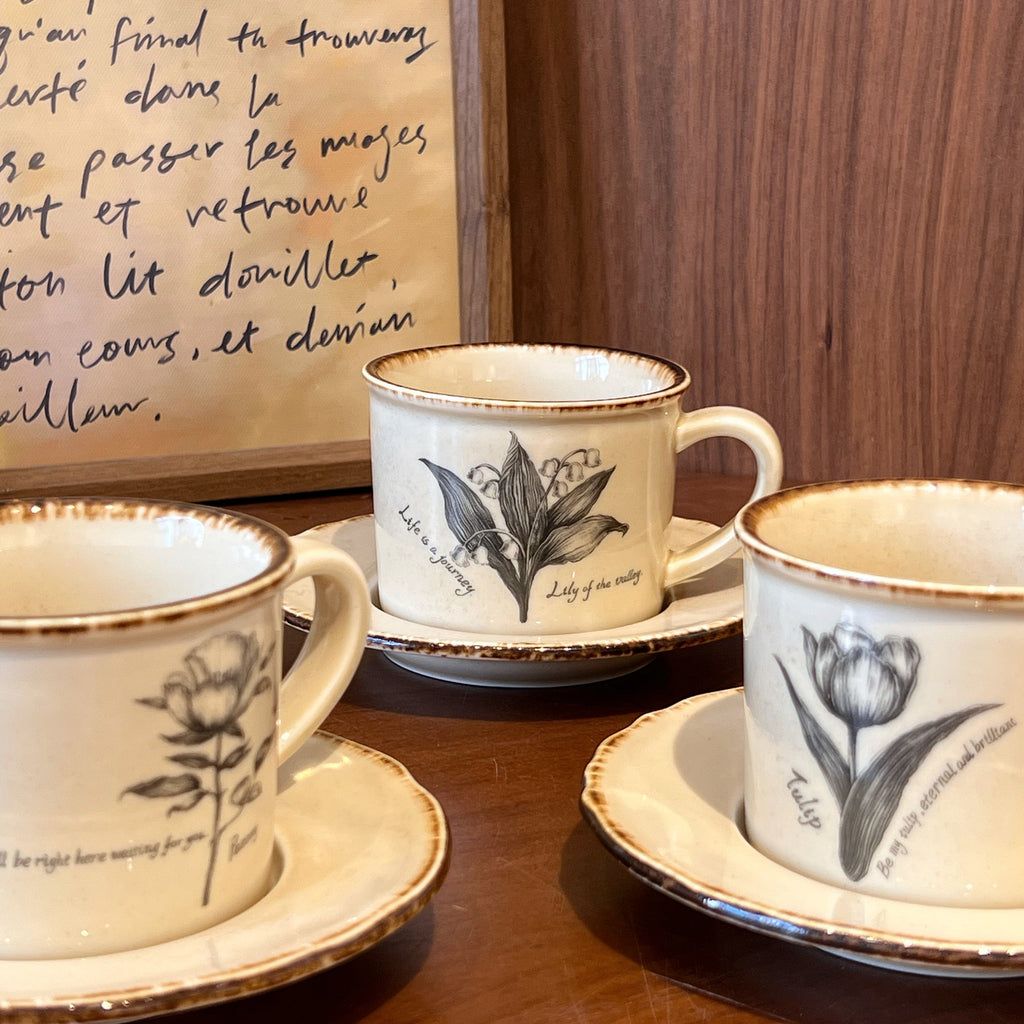 Retro Ceramic Tulip Coffee Cup - Modomu