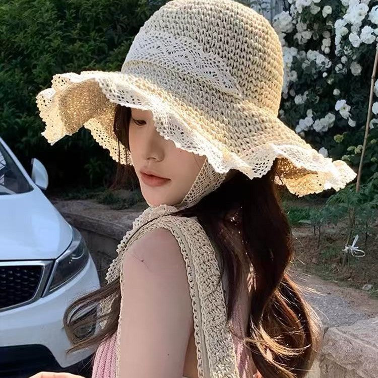 Wide Brim Straw Beach Hat - Modomu