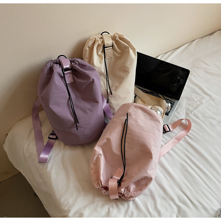 Drawstring Bucket Backpack