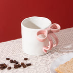 Bow Handle Ceramic Coffee Mug - Modomu