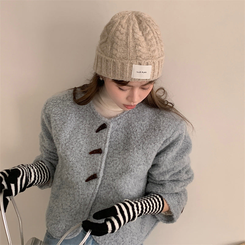 Cable Knit Slouchy Beanie