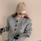 Cable Knit Slouchy Beanie