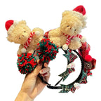 Christmas Bear Plush Headband - Modomu